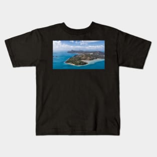 Landing in Tropical Paradise Kids T-Shirt